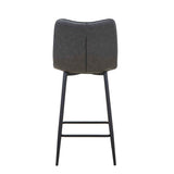 Faux Leather Bar Stool 42cm Wide - Alnwick