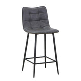 Faux Leather Bar Stool 42cm Wide - Alnwick