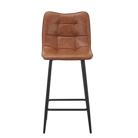 Faux Leather Bar Stool 42cm Wide - Alnwick
