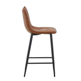 Faux Leather Bar Stool 42cm Wide - Alnwick