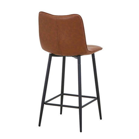 Faux Leather Bar Stool 42cm Wide - Alnwick