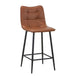 Faux Leather Bar Stool 42cm Wide - Alnwick