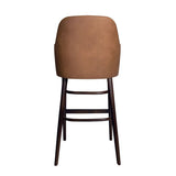 Faux Leather Bar Stool - Aztec