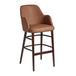 Faux Leather Bar Stool - Aztec