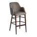 Faux Leather Bar Stool - Aztec