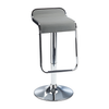 Faux Leather Bar Stool With Polished Chrome Base - Chelwood