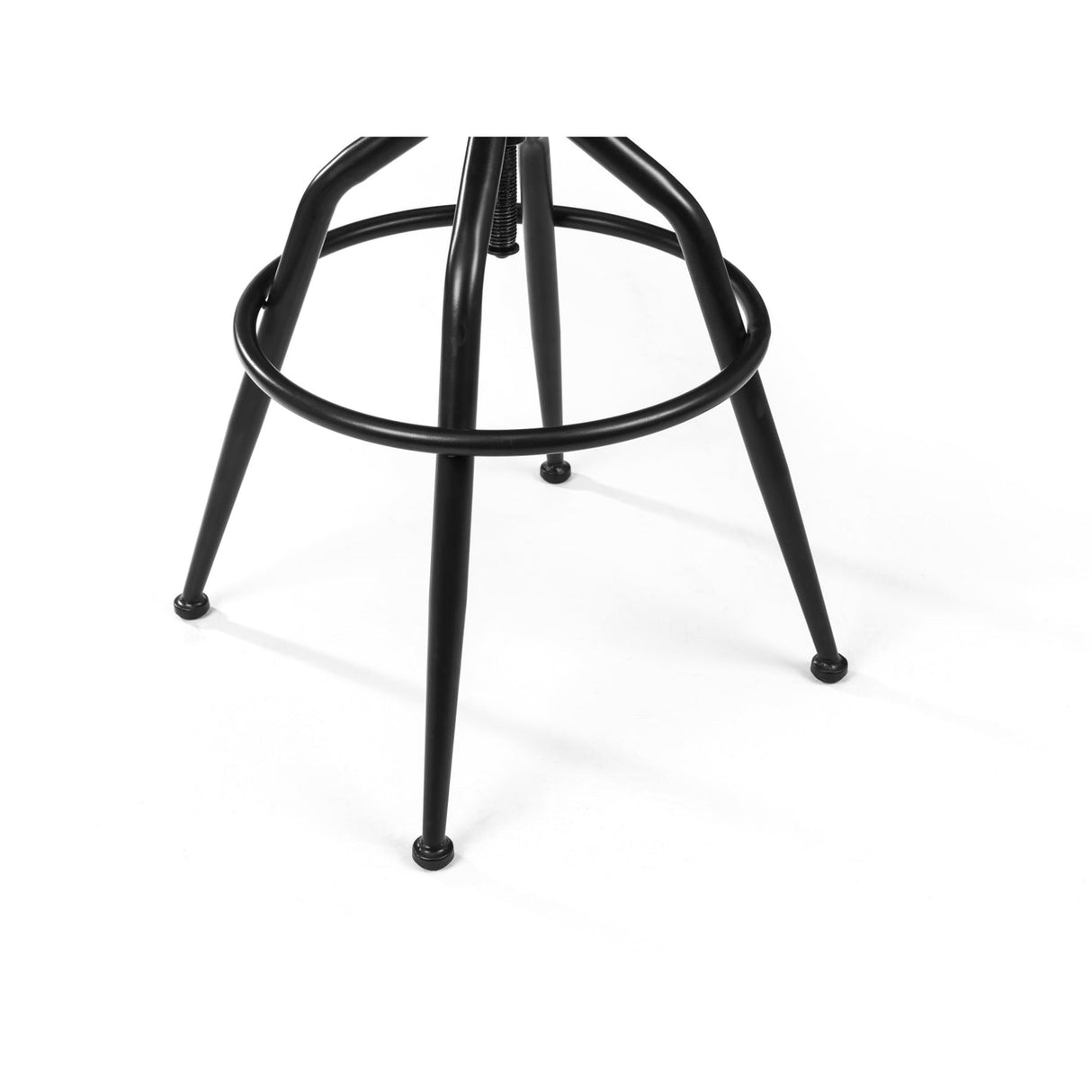 Faux Leather Bar Stool With Metal Frame - Barbican