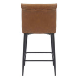 Faux Leather Bar Stools 47cm Wide in Set Of 2 - Lansdowne