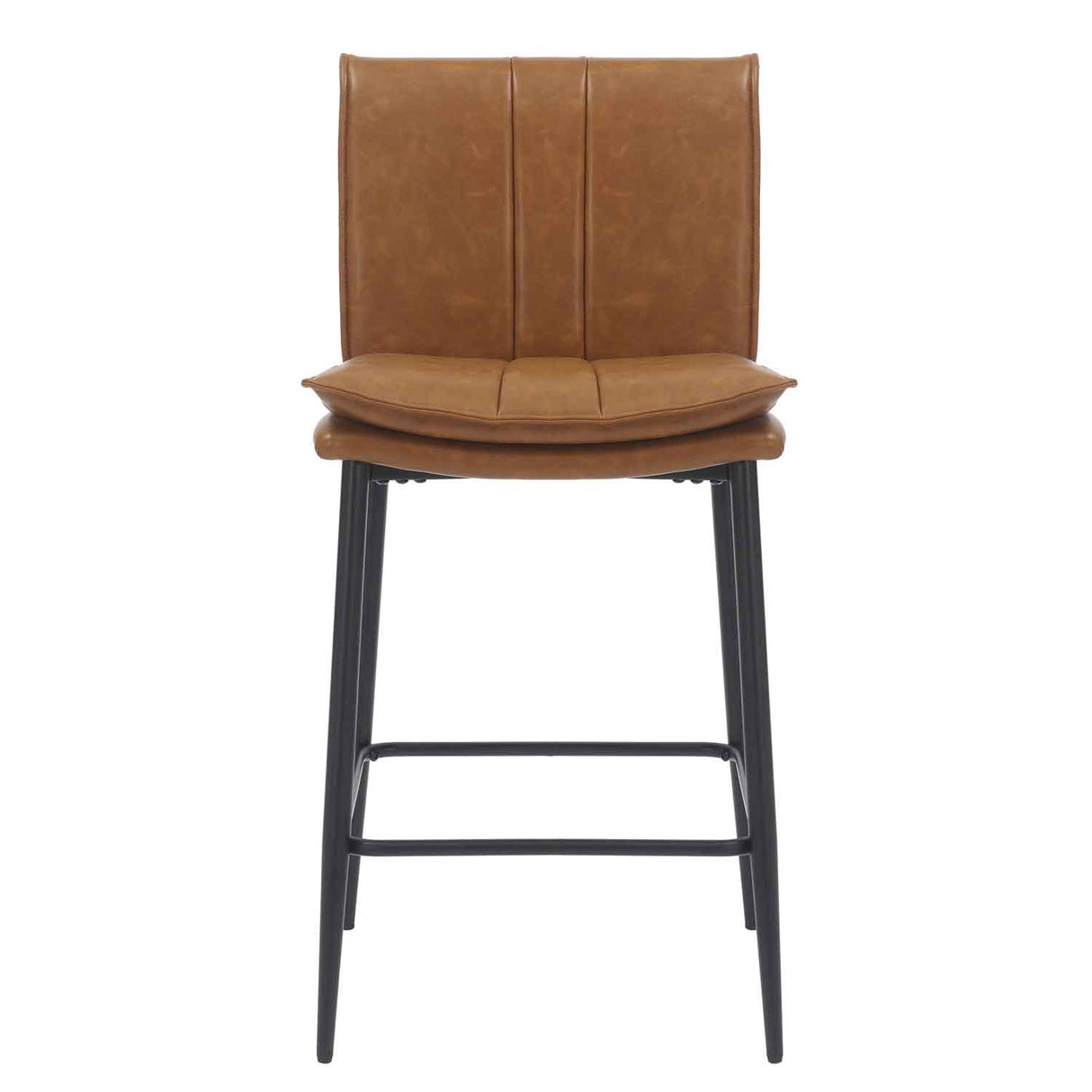 Faux Leather Bar Stools 47cm Wide in Set Of 2 - Lansdowne