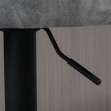 Faux Leather Bar Stools 57cm Wide in Set Of 2 - Velmora