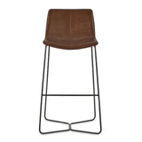 Faux Leather Bar Stools in Set Of 2 - Joren