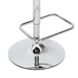Faux Leather Bar Stools in Set Of 2 With Gas Lift Mechanism - Cortez