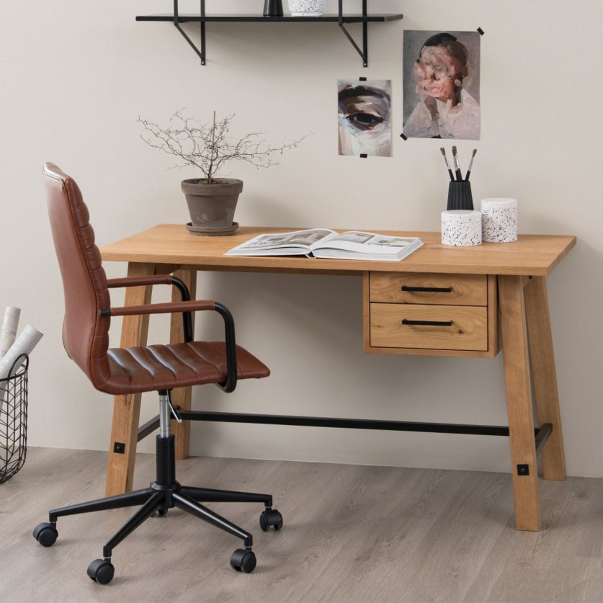 Faux Leather Chair for Home And Office - Winslow