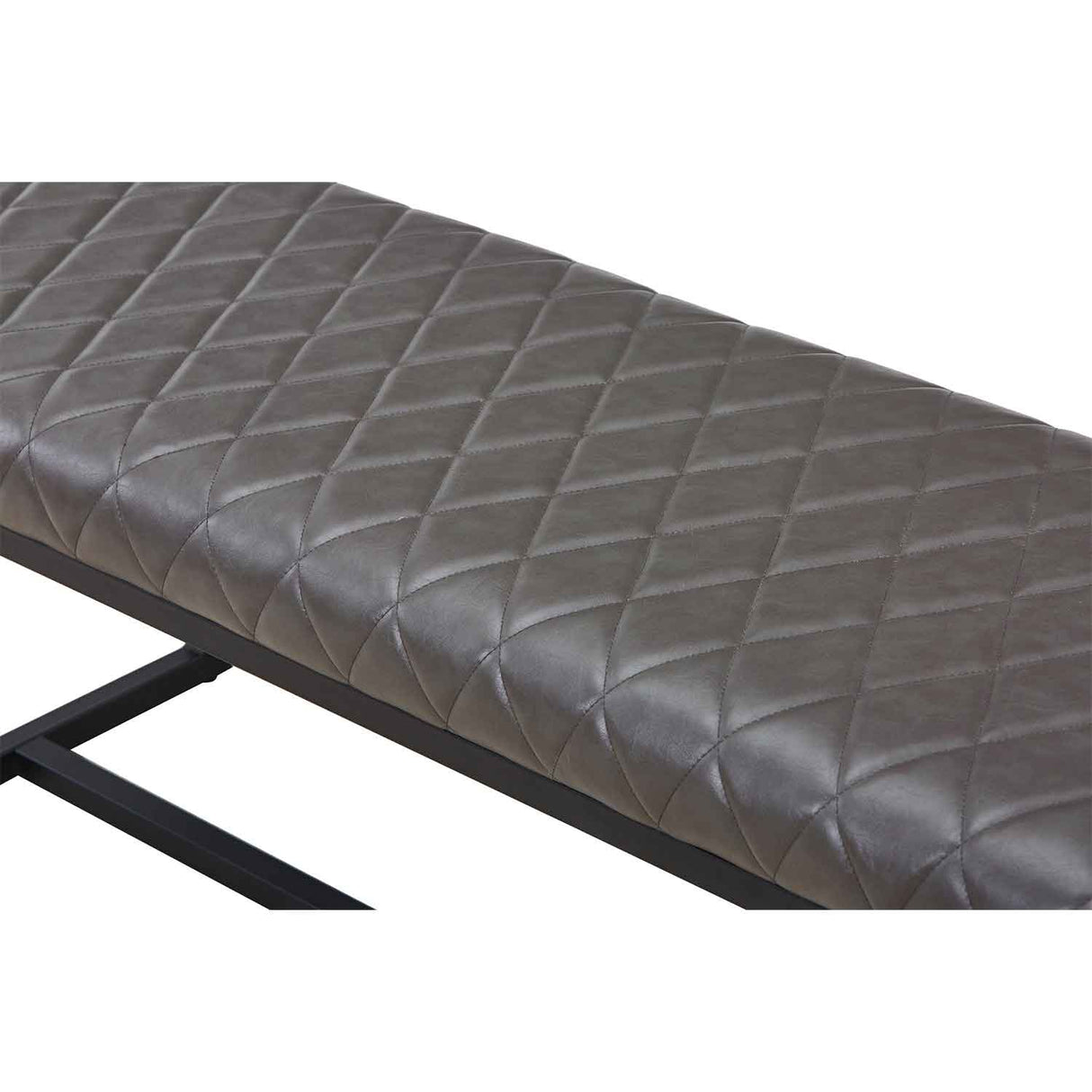 Faux Leather Dining Bench 120cm Wide - Warwick