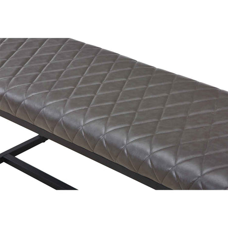 Faux Leather Dining Bench 120cm Wide - Warwick