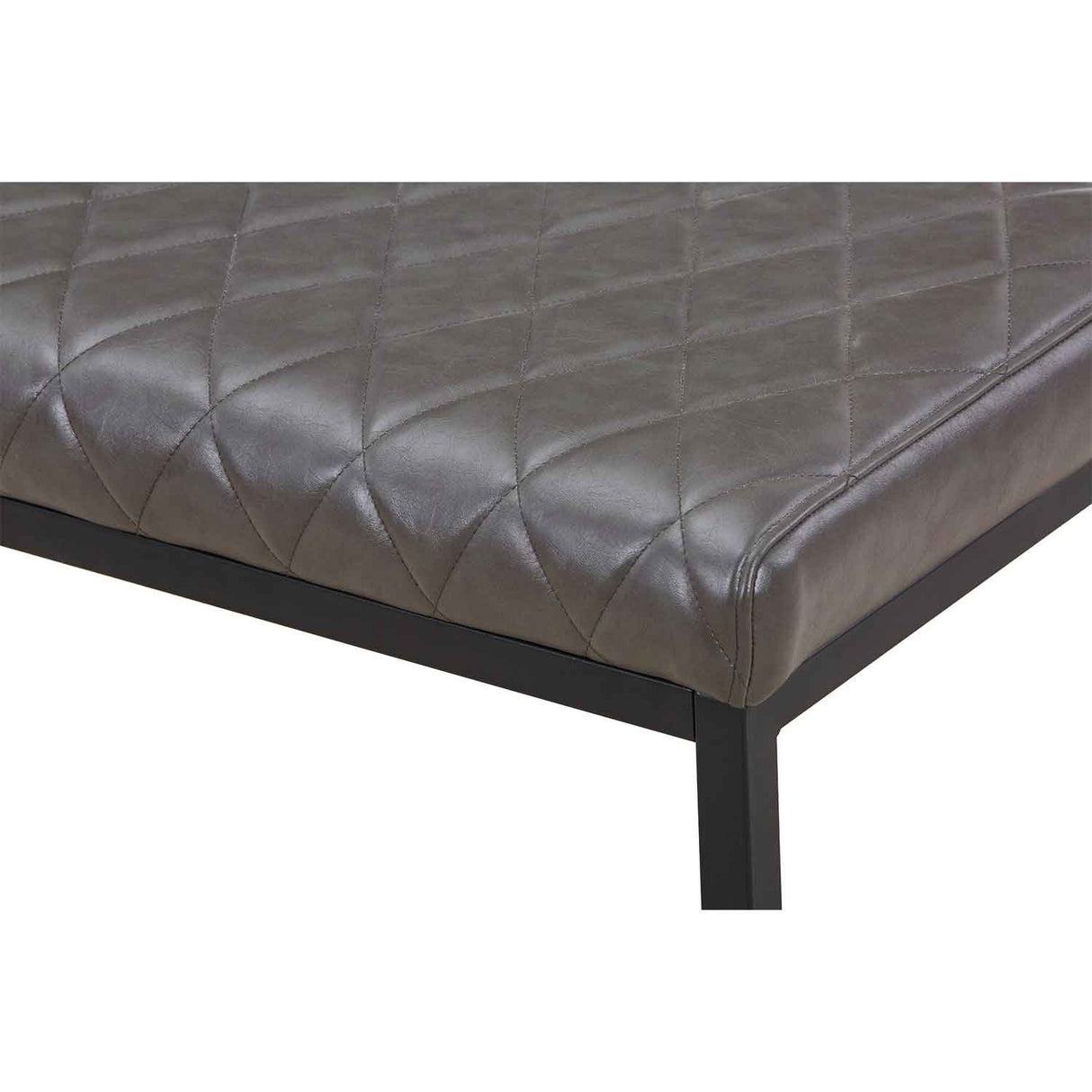 Faux Leather Dining Bench 120cm Wide - Warwick