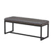 Faux Leather Dining Bench 120cm Wide - Warwick