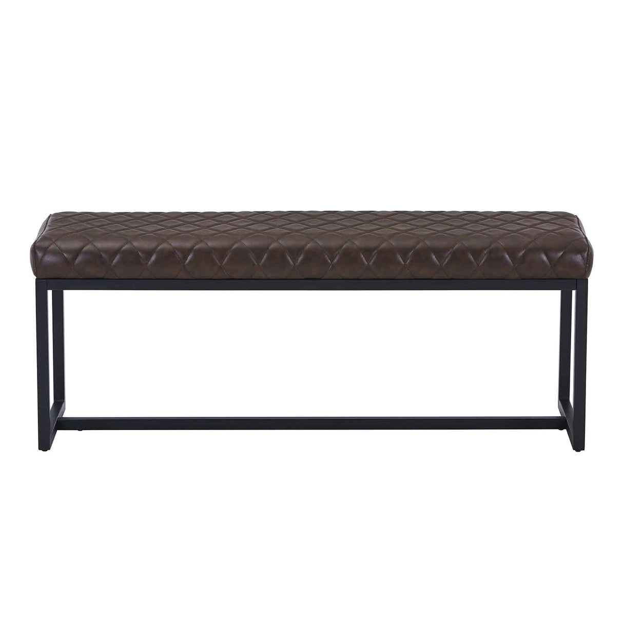 Faux Leather Dining Bench 120cm Wide - Warwick