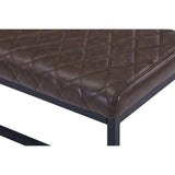 Faux Leather Dining Bench 120cm Wide - Warwick