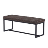Faux Leather Dining Bench 120cm Wide - Warwick