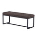 Faux Leather Dining Bench 120cm Wide - Warwick