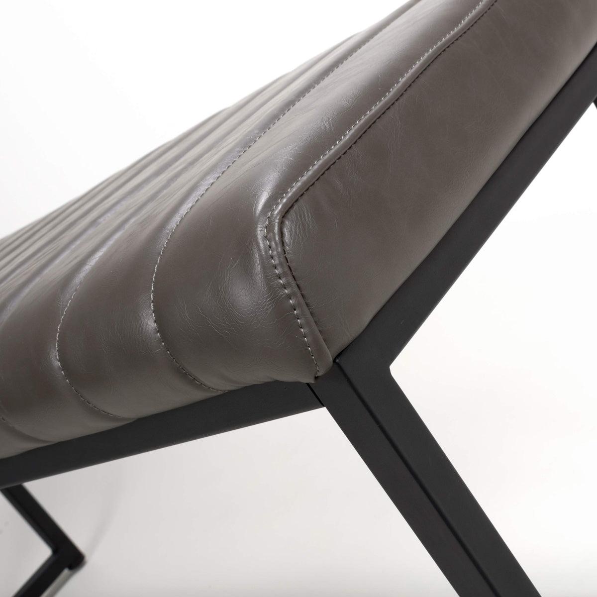 Faux Leather Dining Bench - Archer