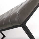 Faux Leather Dining Bench - Archer