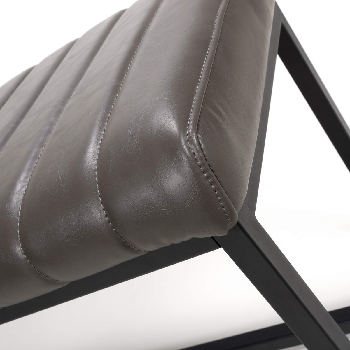 Faux Leather Dining Bench - Archer