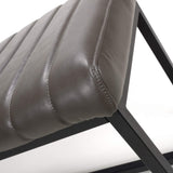 Faux Leather Dining Bench - Archer