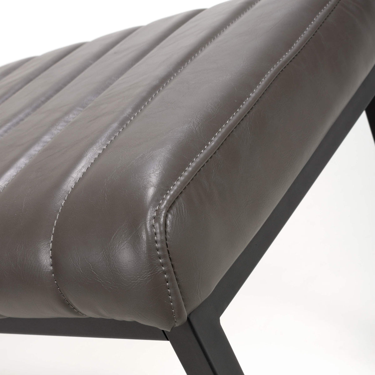 Faux Leather Dining Bench - Archer