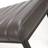 Faux Leather Dining Bench - Archer