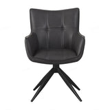 Faux Leather Dining Chair With Armrests - Franca