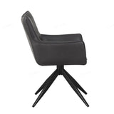 Faux Leather Dining Chair With Armrests - Franca