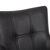 Faux Leather Dining Chair With Armrests - Franca