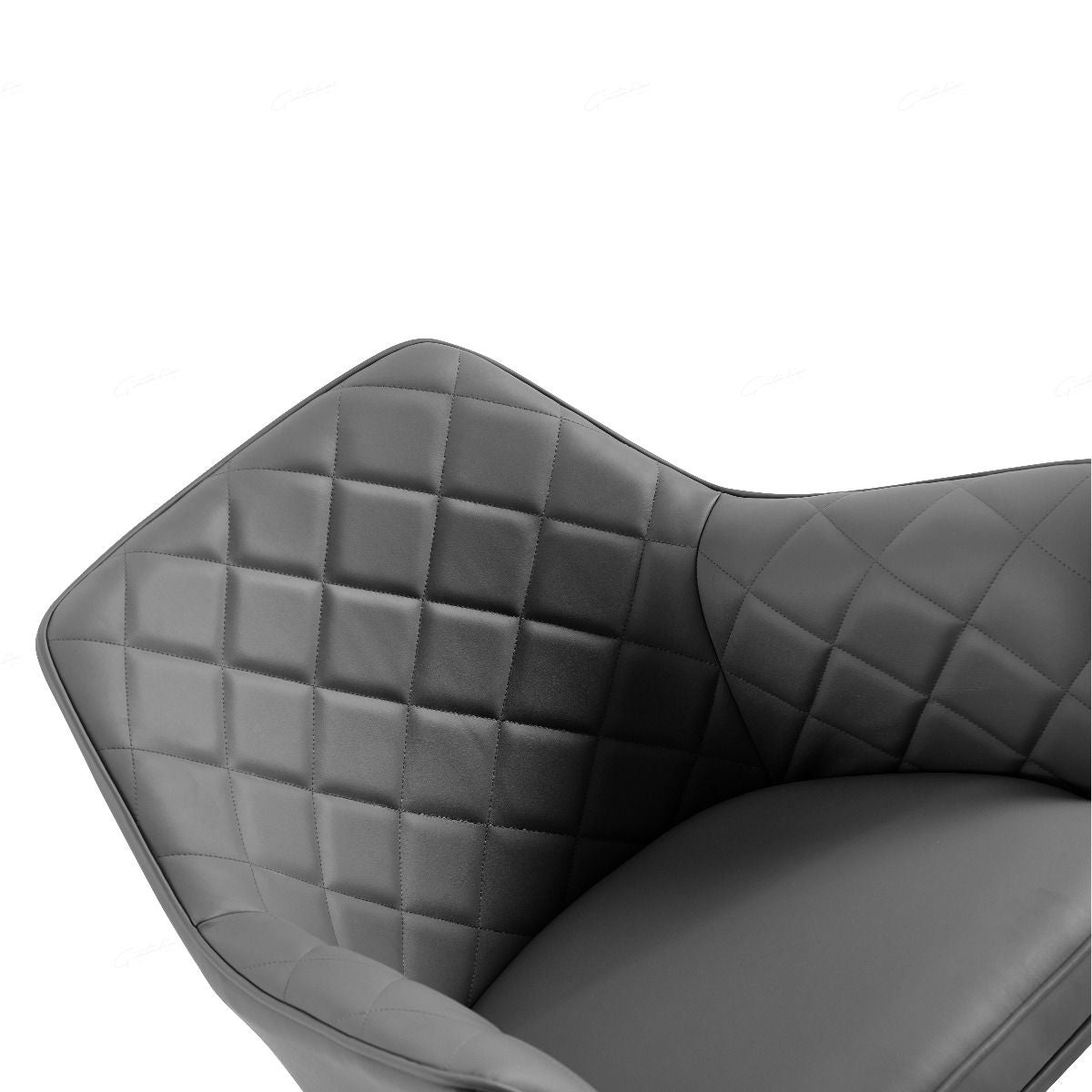 Faux Leather Dining Chair - Azure