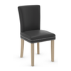 Faux Leather Dining Chair With Oak Wooden Legs - Stanhope