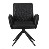 Faux Leather Dining Chair With Swivel Function - Eclat