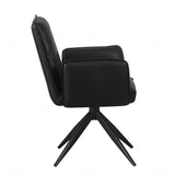 Faux Leather Dining Chair With Swivel Function - Eclat