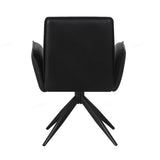 Faux Leather Dining Chair With Swivel Function - Eclat