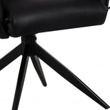 Faux Leather Dining Chair With Swivel Function - Eclat