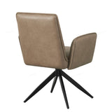 Faux Leather Dining Chair With Swivel Function - Eclat