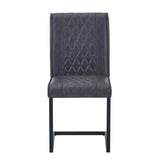 Faux Leather Dining Chairs 44.5cm Wide in Set Of 2 - Warwick