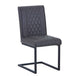 Faux Leather Dining Chairs 44.5cm Wide in Set Of 2 - Warwick