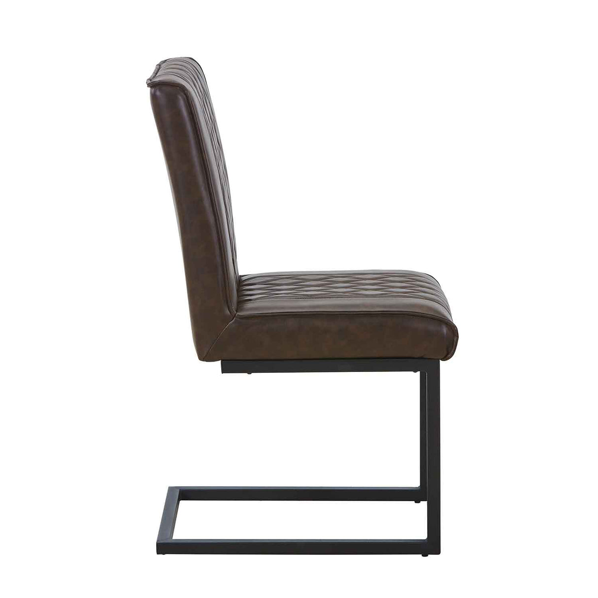 Faux Leather Dining Chairs 44.5cm Wide in Set Of 2 - Warwick