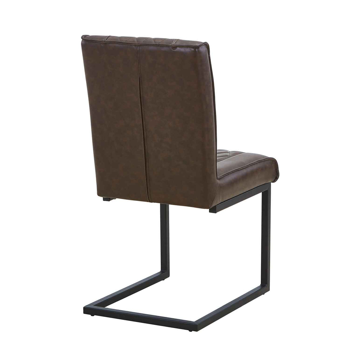 Faux Leather Dining Chairs 44.5cm Wide in Set Of 2 - Warwick