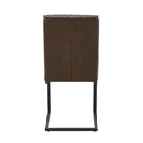 Faux Leather Dining Chairs 44.5cm Wide in Set Of 2 - Warwick