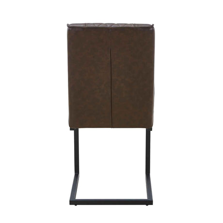 Faux Leather Dining Chairs 44.5cm Wide in Set Of 2 - Warwick
