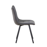 Faux Leather Dining Chairs 46cm Wide in Set Of 4 - Alnwick