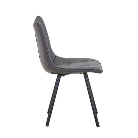 Faux Leather Dining Chairs 46cm Wide in Set Of 4 - Alnwick