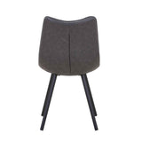 Faux Leather Dining Chairs 46cm Wide in Set Of 4 - Alnwick